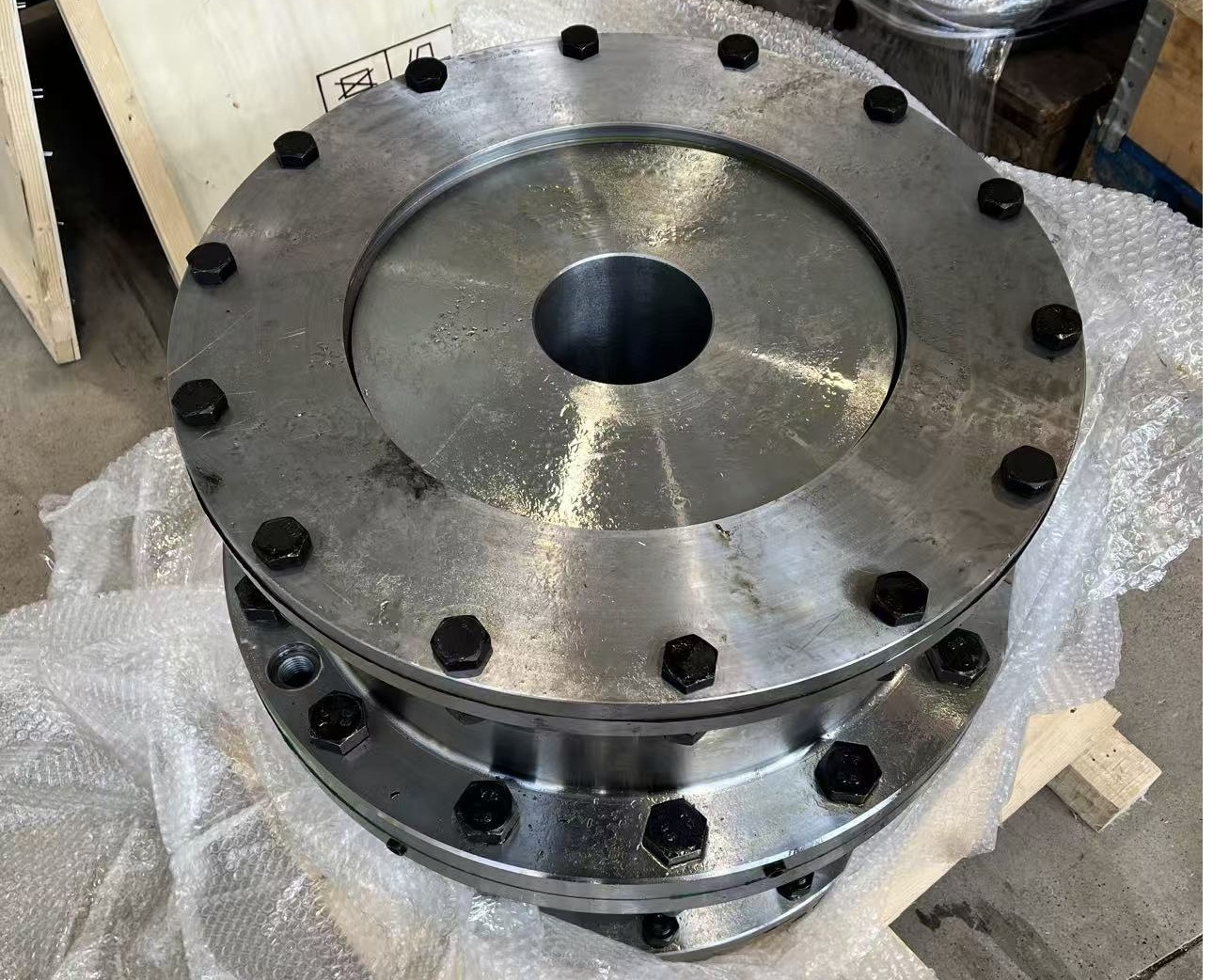 Custom crowned gear coupling for industrial power transmission